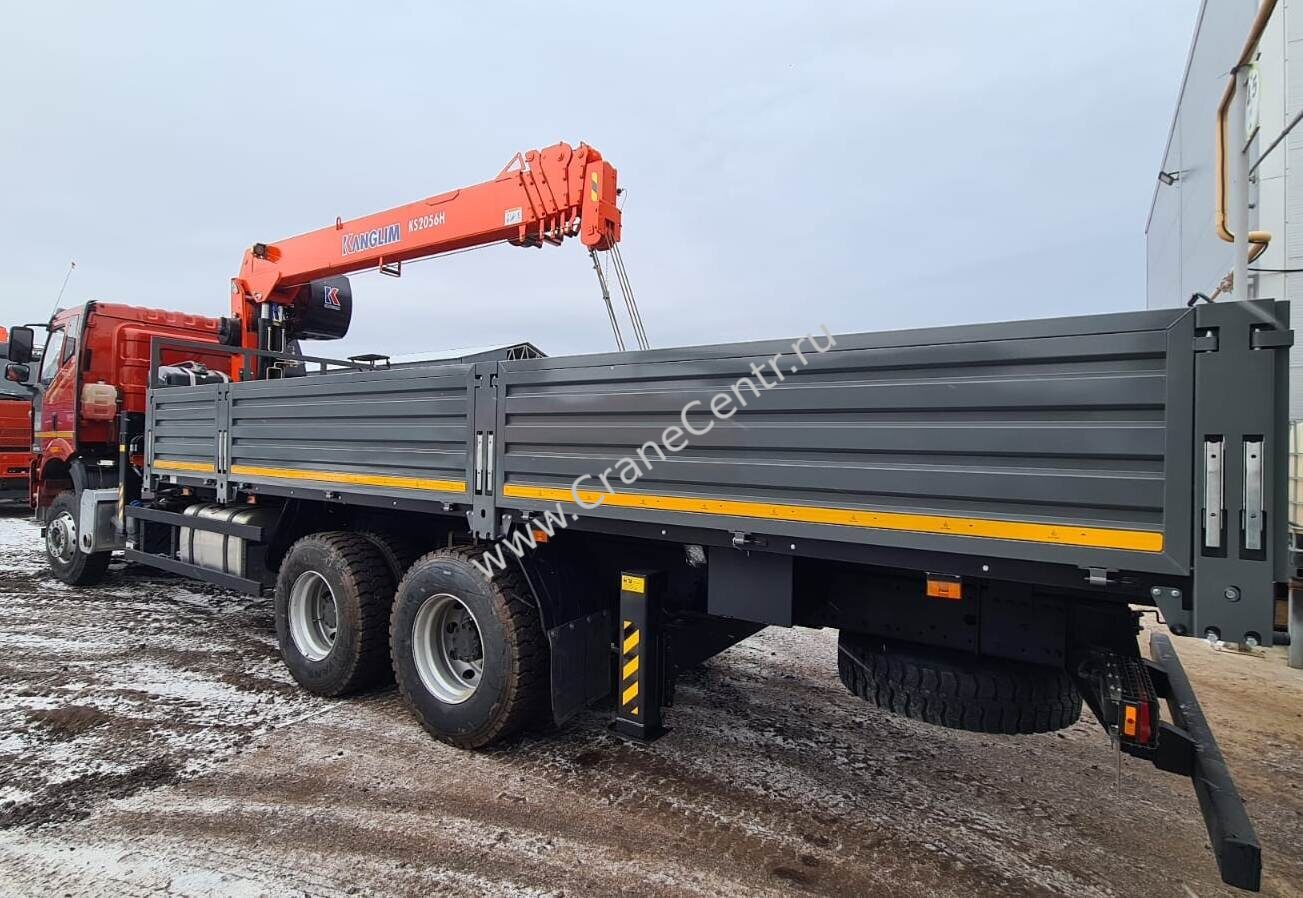 БОРТОВОЙ FAW CA3250 6x4 С КМУ KANGLIM KS 2056 (3)