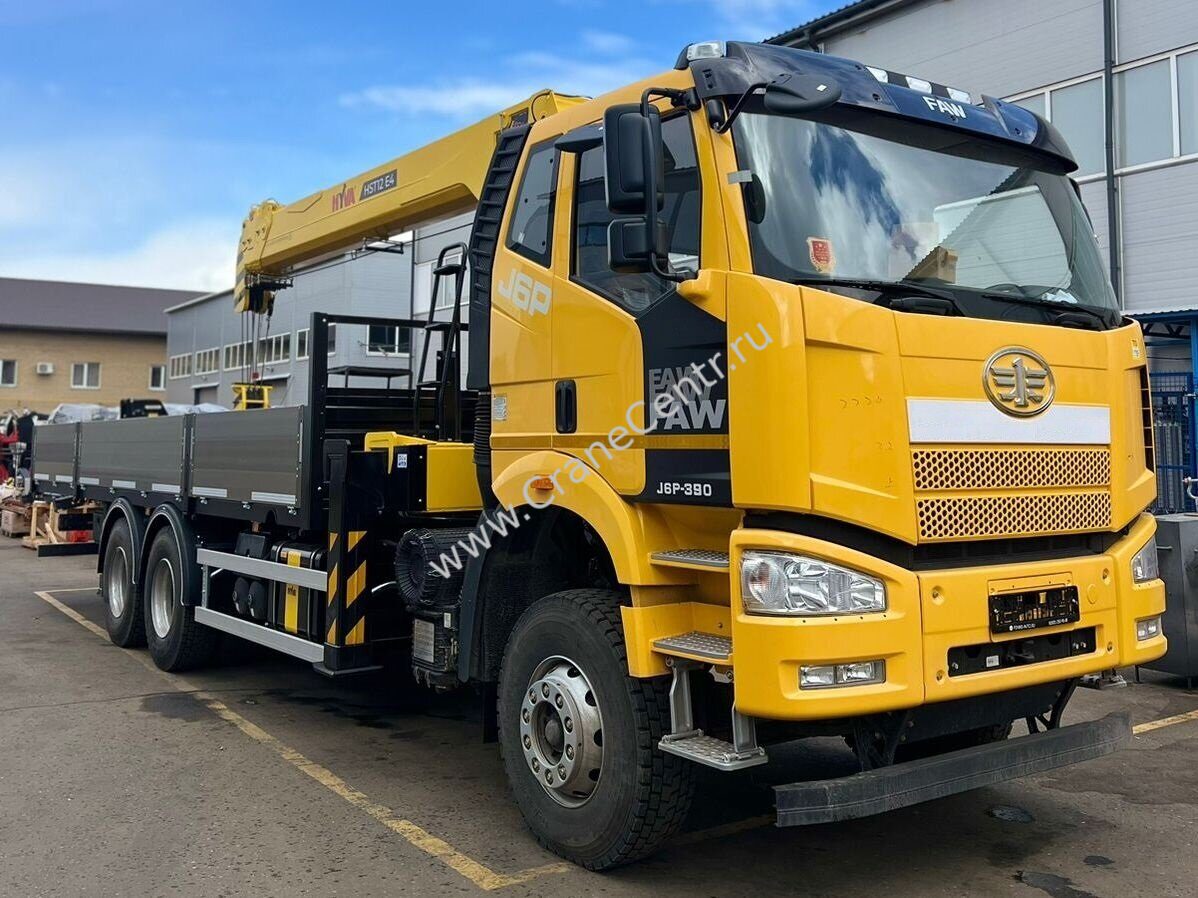 БОРТОВОЙ FAW CA3250 6x4 С КМУ HYVA HST 14E4
