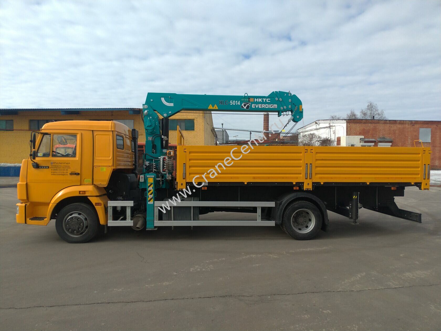 БОРТОВОЙ КАМАЗ 4308 С КМУ HKTC HLC 5014